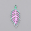 Ion Plating(IP) 201 Stainless Steel Pendants STAS-S105-LA541-1