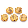 Painted Natural Wood Beads WOOD-N006-05A-1