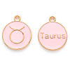 Alloy Enamel Pendants ENAM-S124-01A-09C-1