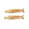 304 Stainless Steel Enamel Pendants STAS-L316-23G-01-1
