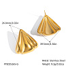 304 Stainless Steel Stud Earrings for Women MO1296-1-1