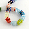 Column Handmade Millefiori Glass Beads LK-R004-45-2