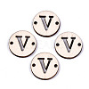 Unfinished Natural Poplar Wood Links Connectors WOOD-S045-140A-01V-1