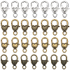 40Pcs 4 Styles Alloy Lobster Claw Clasps FIND-SP0003-47-1
