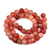 2 Strands Natural Crackle Agate Beads Strands G-HY0001-27-3