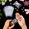 50Pcs Double Face Laser Rectangle PE Cellophane Bags ABAG-TAC0013-14B-6