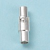 Brass Locking Tube Magnetic Clasps LS-X-MC079-S-2