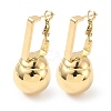 304 Stainless Steel Hoop Earrings EJEW-V015-03G-1