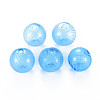 Transparent Handmade Blown Glass Globe Beads X-GLAA-T012-40C-05-1
