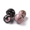 Natural Rhodonite GuaSha Stone G-A205-25S-3