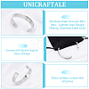 Unicraftale Stainless Steel Grooved Bangles STAS-UN0038-75A-5