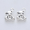 Tibetan Style Alloy Pendants X-TIBE-R316-046AS-RS-2