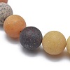 Natural Mixed Gemstone Bead Stretch Bracelets BJEW-K212-B-029-3