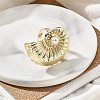 Conch Alloy Adjustable Rings for Women LS-RJEW-B108-03KCG-3