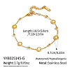 304 Stainless Steel Link Bracelets DO8683-1-3