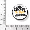 Graduation Theme Silicone Beads SL-CBAF318-B05-3
