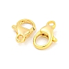 Brass Lobster Claw Clasps KK-K382-03B-G-2