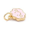 Real 18K Gold Plated Brass Charms KK-L206-007A-G-4