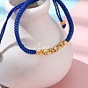 Polyester Cord Braided Bead Bracelets for Women BJEW-L698-01G-13-3