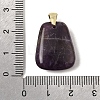 Natural Banded Amethyst Pendants G-C282-03K-3