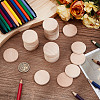 Unfinished Wooden Flat Round Cutouts WOOD-WH0050-042A-3