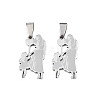 Non-Tarnish 201 Stainless Steel Pendants STAS-T044-291P-1