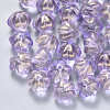 Transparent Spray Painted Glass Beads GLAA-S190-005A-05-1
