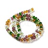 Glass Beads Strands EGLA-A034-M6mm-26-5