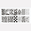 Stainless Steel Nail Art Stamping Plates MRMJ-S048-017-1