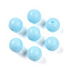 Opaque Solid Color Glass Beads X1-GLAA-N007-8mm-A15-1