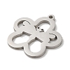 Non-Tarnish 201 Stainless Steel Pendants STAS-E206-05P-02-2