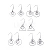 Non-Tarnish Stainless Steel Dangle Earrings AJEW-JB00502-M-1