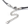 12 Constellations Alloy Beads Pendant Necklaces Sets NJEW-JN03634-7
