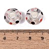 Handmade Lampwork Core European Beads LAMP-Q042-02A-4