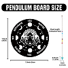 CREATCABIN 1Pc Chakra Gemstones Dowsing Pendulum Pendants FIND-CN0001-15H-2