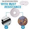 304 Stainless Steel Beads PH-STAS-G183-02P-6