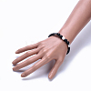Men's Braided Leather Cord Bracelets BJEW-JB04253-02-4