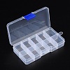 10 Compartment Organiser Storage Plastic Box C006Y-1