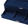 Velvet & Wood Jewelry Boxes VBOX-I001-04B-4