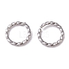 Tarnish Resistant 304 Stainless Steel Jump Rings STAS-F191-12P-C-2