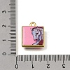 Printed Brass Pendants KK-CBAE379-02G-A-3