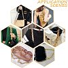 2Pcs 2 Style CCB Plastic Rectangle Cross Chain Bag Straps AJEW-CA0003-30-7
