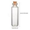 Glass Jar Glass Bottle for Bead Containers CON-E008-60x16mm-3