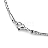 Tarnish Resistant Herringbone Chain Necklace for Men NJEW-F027-16-2mm-2