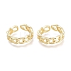 Brass Cuff Rings RJEW-F103-02-G-1