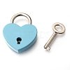 Alloy Padlock Mini Lock with Key AJEW-WH0171-19D-1