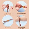 Adjustable Braided Waxed Cord Macrame Pouch Necklace Making NJEW-I243-A02-3