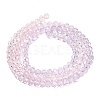 Transparent Painted Glass Beads Strands X1-DGLA-A034-T4mm-A05-5