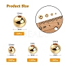 500Pcs 4 Styles Brass Round Spacer Beads KK-CJ0001-79-2