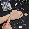 Unicraftale DIY Blank Rectangle Dome Link Bracelet Making Kit DIY-UN0005-31-4